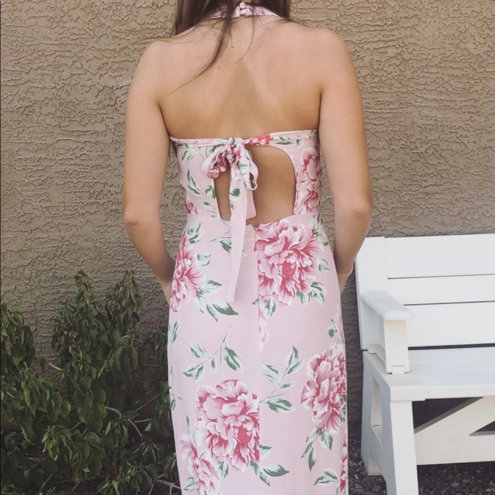 floral maxi dress